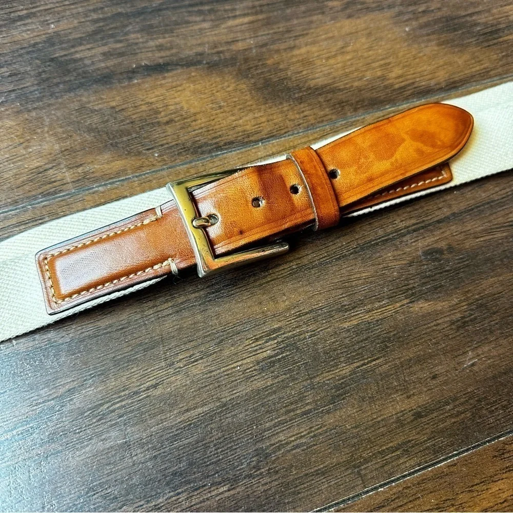 VTG Trafalgar Brown Canvas Belt